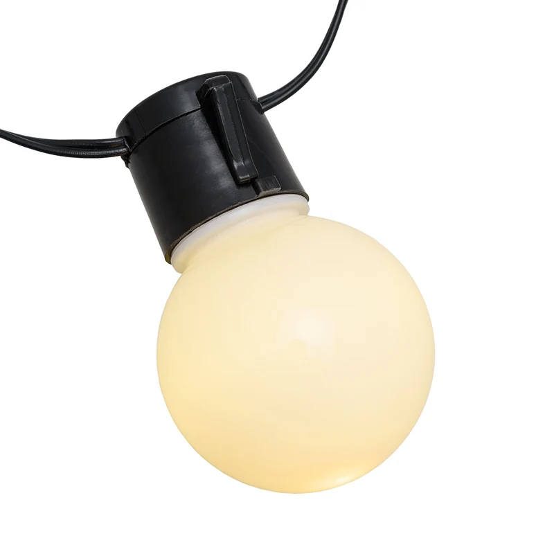 LED-Partylichterkette solar, 15 LED-Lampen, 6m, IP44