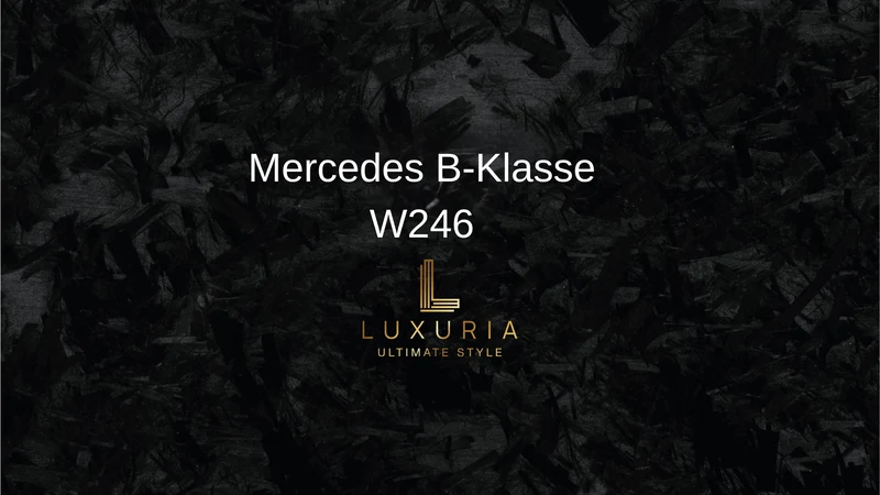 Ambientebeleuchtung für Mercedes B-Klasse (W246) 64 Farben inkl. Einbau (Nachrüstung)