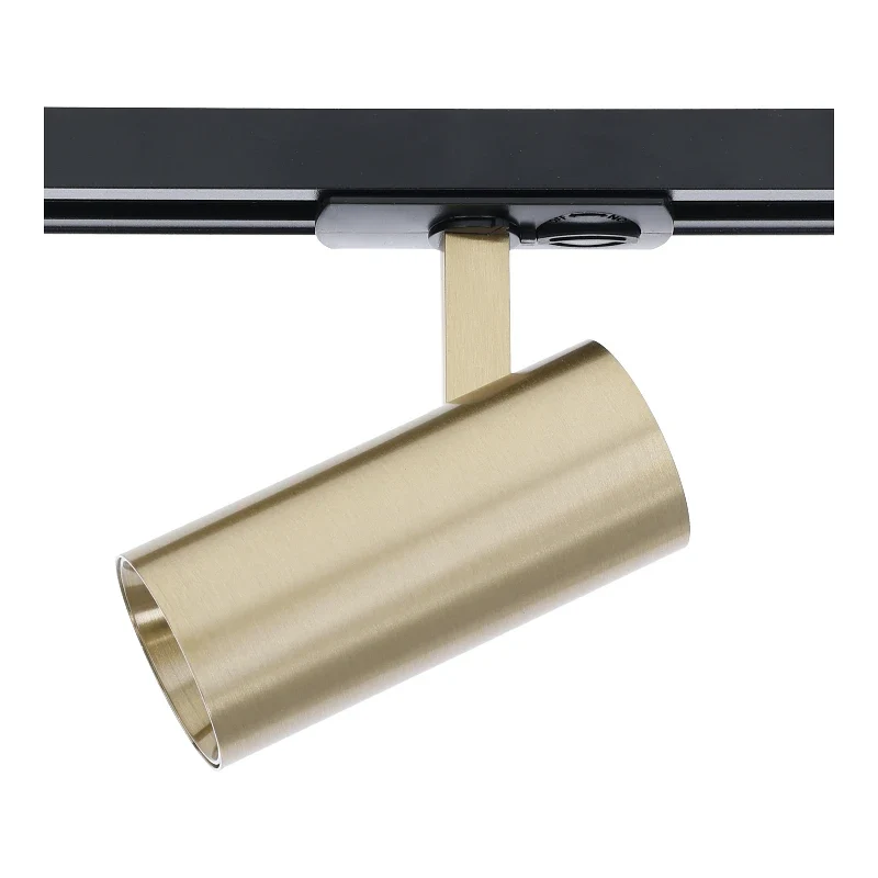 LED 1 Phasen Schienenstrahler | ELMER | 10 Watt | Messing | Dimmbar | Farbtemperatur einstellbar