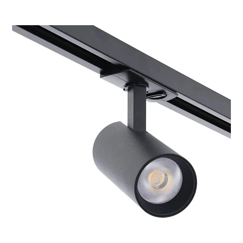 LED 1 Phasen Schienenstrahler | ELMER | 10 Watt | Schwarz | Dimmbar | Farbtemperatur einstellbar