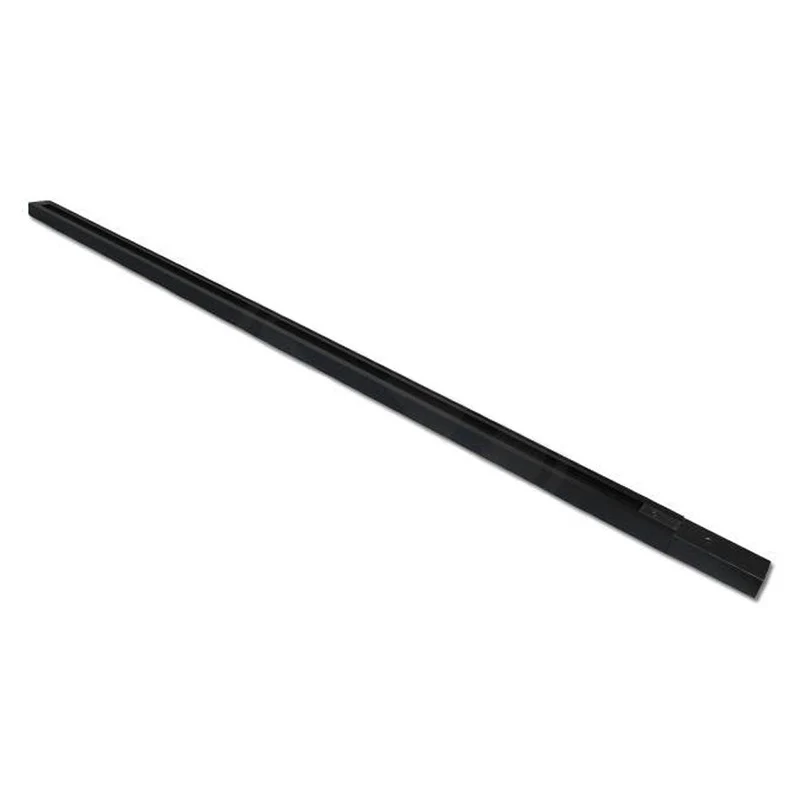 Einphasige Schienenbeleuchtung | 100 cm | 3x PLUTO Schienenstrahler | Leuchtmittel nicht enthalten | Komplettset | Schwarz