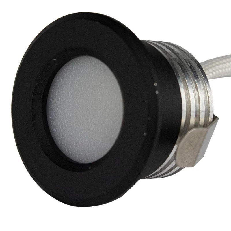 10er-Set | Intelligente Einbaustrahler für die Veranda, schwarz | 1,5 Watt | Komplettset | Zigbee | Hue-kompatibel