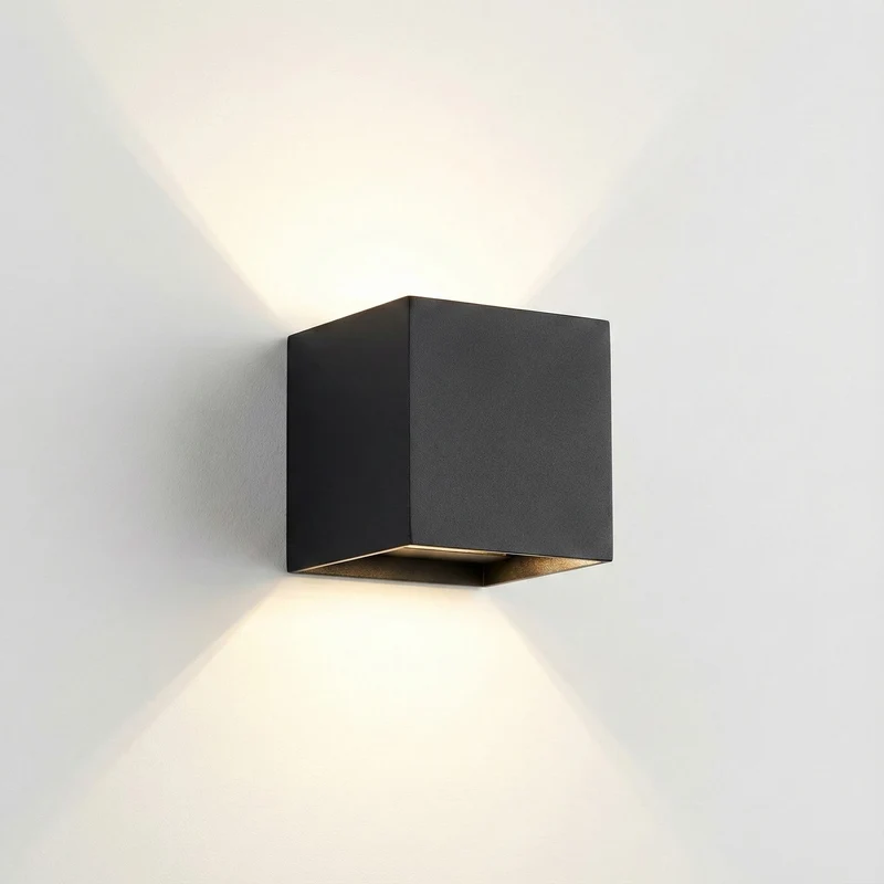 12x | SMART Cube Wandleuchte | Dimmbar | Zigbee | Schwarz | Farbtemperatur einstellbar | Hue-kompatibel