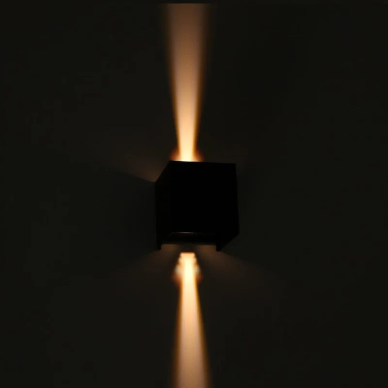 12x | SMART Cube Wandleuchte | Dimmbar | Zigbee | Schwarz | Farbtemperatur einstellbar | Hue-kompatibel