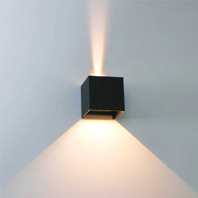 4x SMART Cube Wandleuchte | Dimmbar | Zigbee | Schwarz | Farbtemperatur einstellbar | Hue-kompatibel