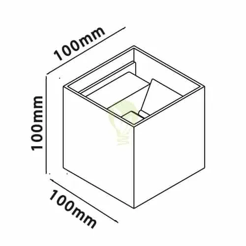 6x SMART Cube Wandleuchte | Dimmbar | Zigbee | Schwarz | Farbtemperatur einstellbar | Hue-kompatibel
