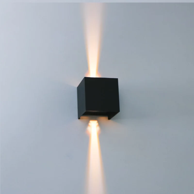 6x SMART Cube Wandleuchte | Dimmbar | Zigbee | Schwarz | Farbtemperatur einstellbar | Hue-kompatibel