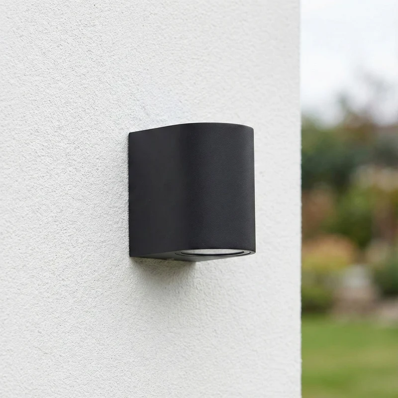 Philips LED-Wandleuchte | Außenleuchte | Sacramento | Inkl. Philips Leuchtmittel | Schwarz