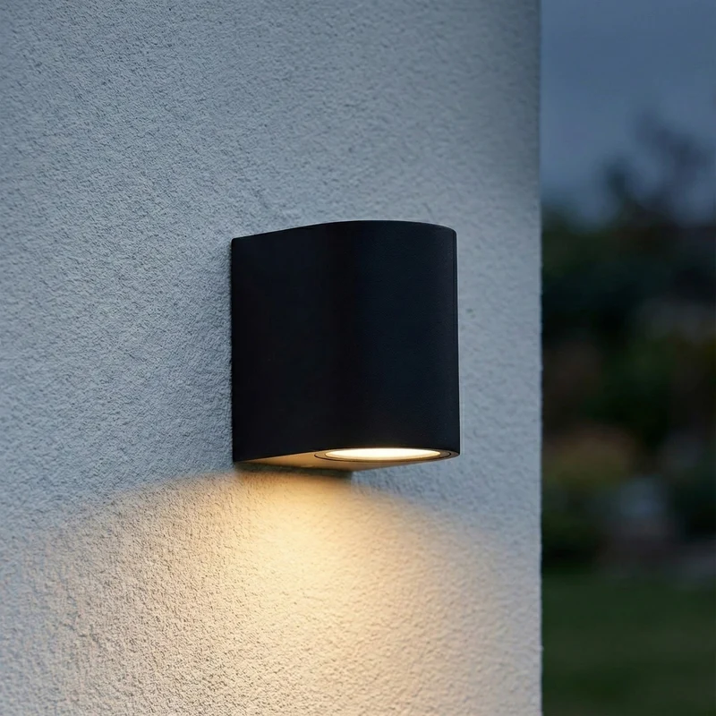 Philips LED-Wandleuchte | Außenleuchte | Sacramento | Inkl. Philips Leuchtmittel | Schwarz