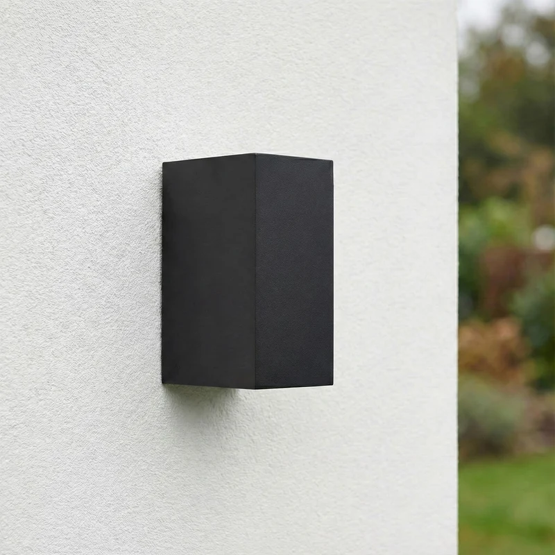 Intelligente LED-Wandleuchte | Tuya / WLAN | San Francisco | Inkl. 2 Leuchtmittel | Schwarz