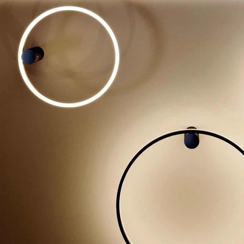 s.luce Ring Air LED Wand- & Deckenleuchte Ø 40cm rund indirekt
