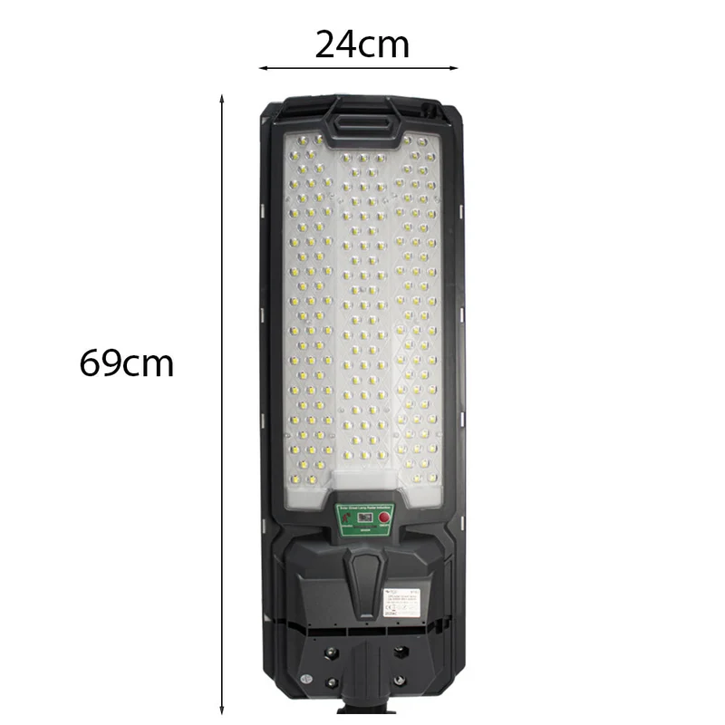 Solar-Lichtmast | 600 cm | Solarbetrieben | Bewegungsmelder | 6000 K – Tageslichtweiß