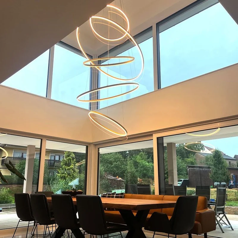 s.luce LED Ring Hängeleuchte Ø 120cm