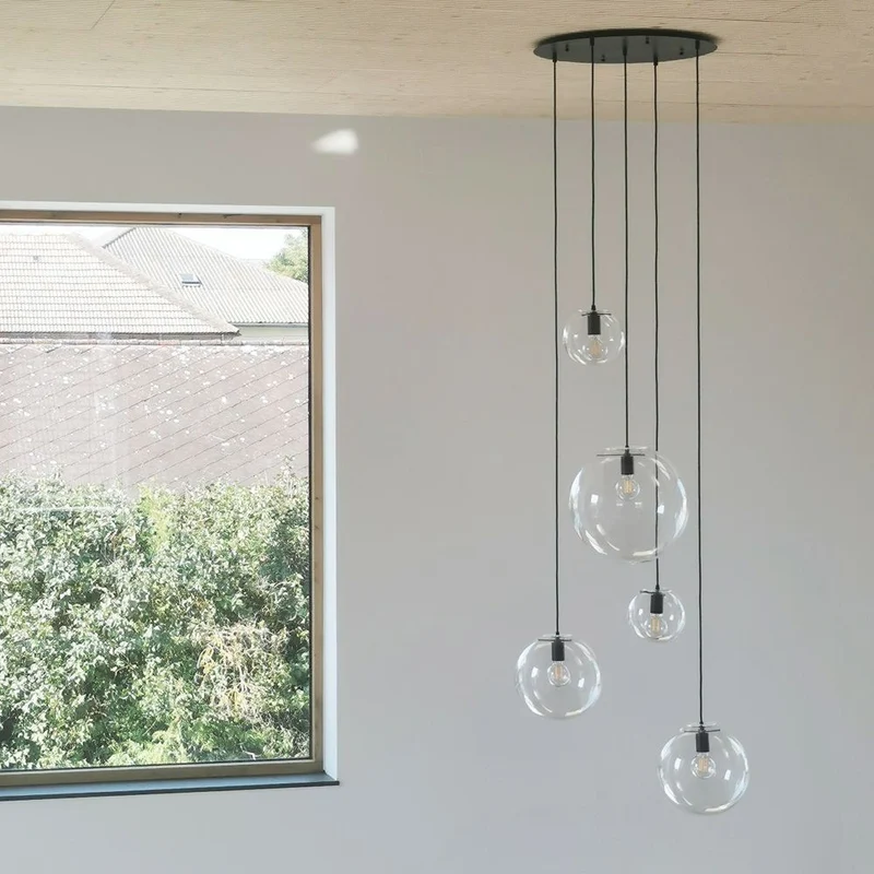 s.luce Orb XL Galerieleuchte 8-flammig mit Modular Baldachin