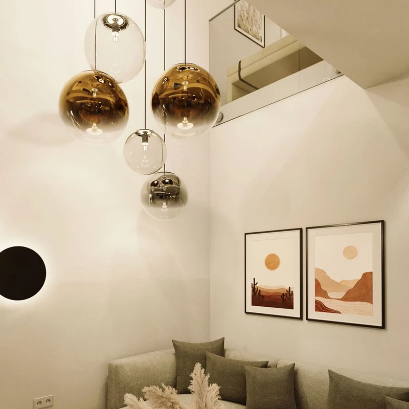 s.luce Orb XL Galerieleuchte 8-flammig mit Modular Baldachin
