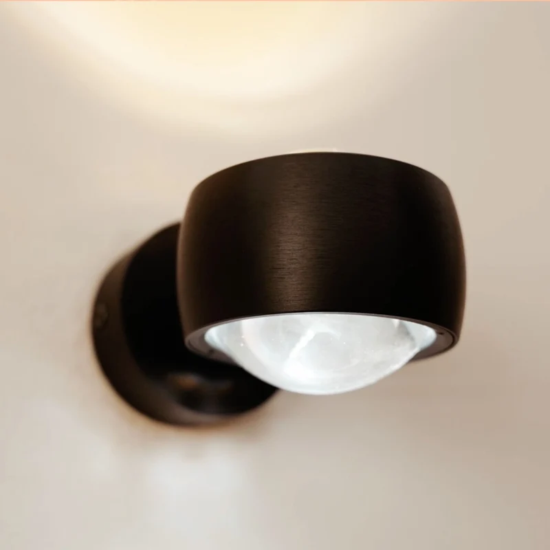 s.luce Beam Wandleuchte Up & Down mit Glaslinsen