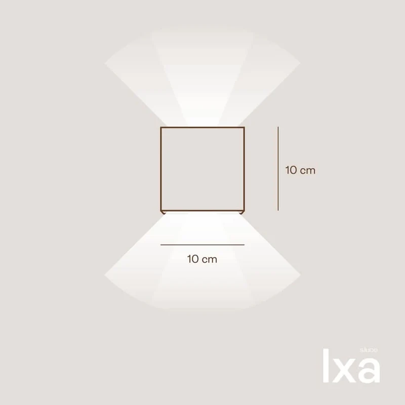 s.luce Ixa LED Wandlampe verstellbare Winkel Innen & Außen IP44