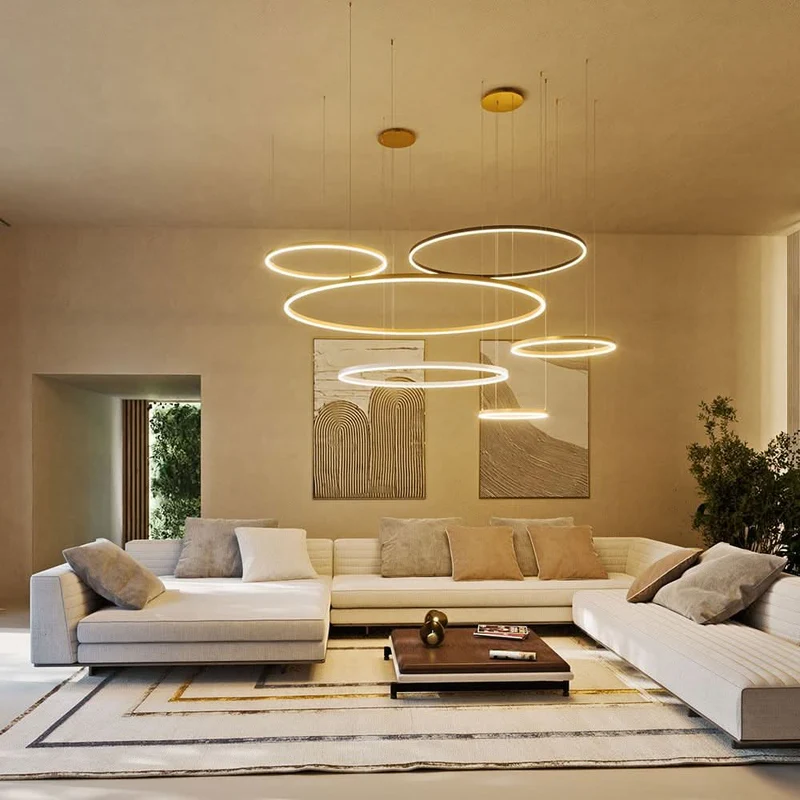 s.luce LED Ring Pendellampe Ø 100cm