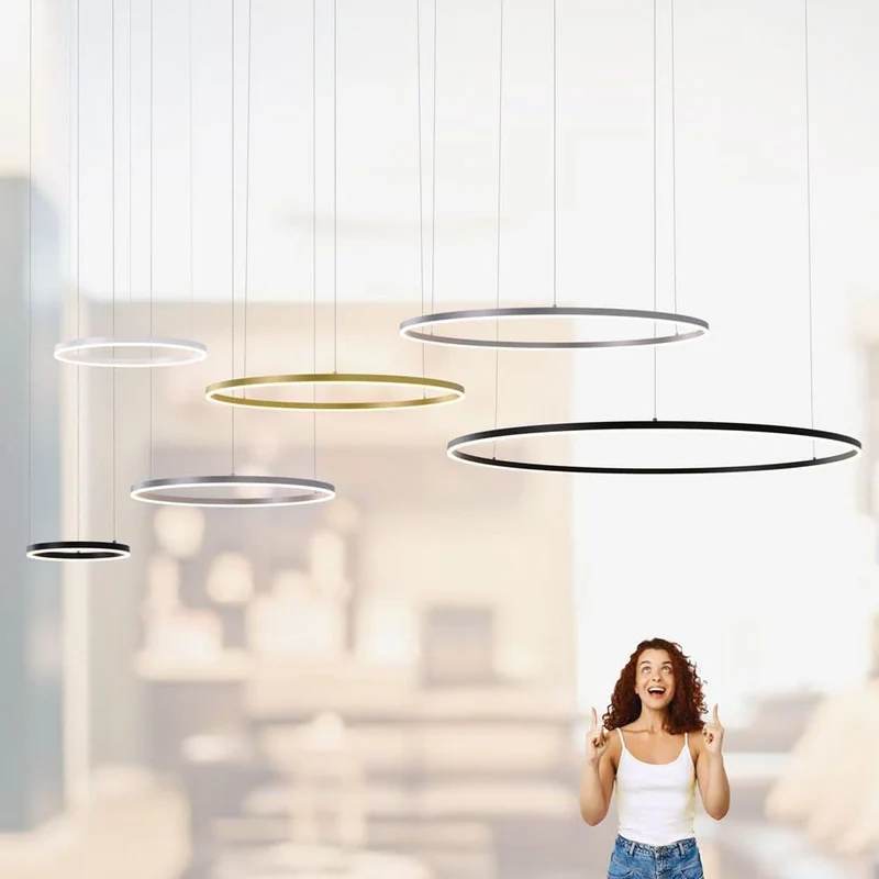 s.luce LED Ring Hängelampe Ø 80cm