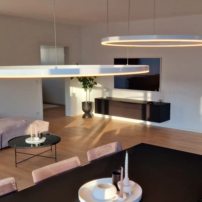s.luce LED Ring Pendelleuchte Ø 40cm