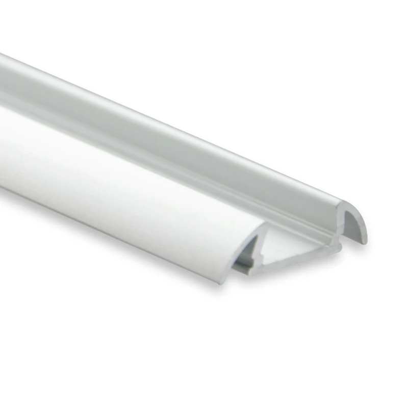 Alu Aufbau-Profil, flach, mit Flügelblenden, 1000mm