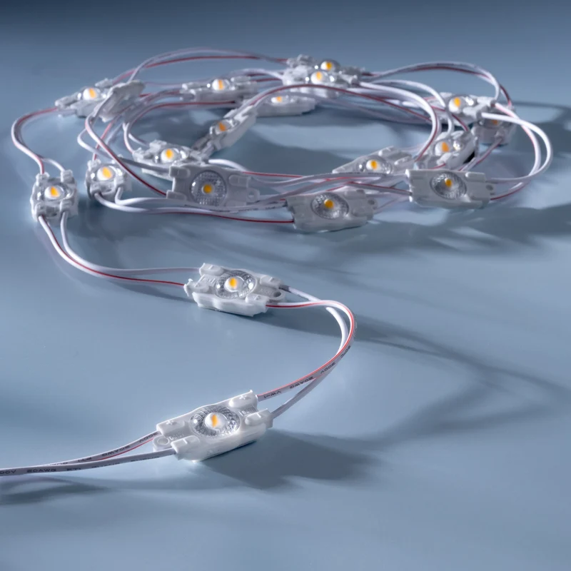leds.de Wasserdichte LED-Module, 1 LED, 12V, IP67, 20 Stück