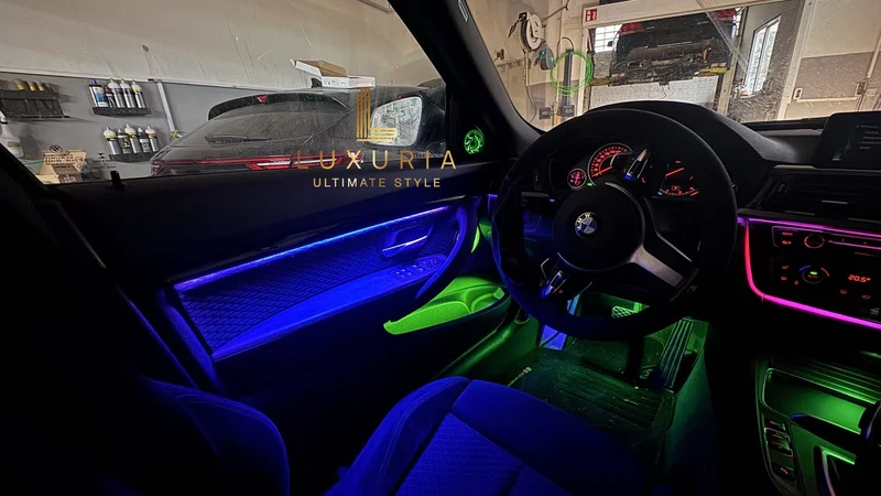 Ambientebeleuchtung für BMW 4er (F32 F33 F36) (iDrive-Steuerung) inkl. Einbau (Nachrüstung)