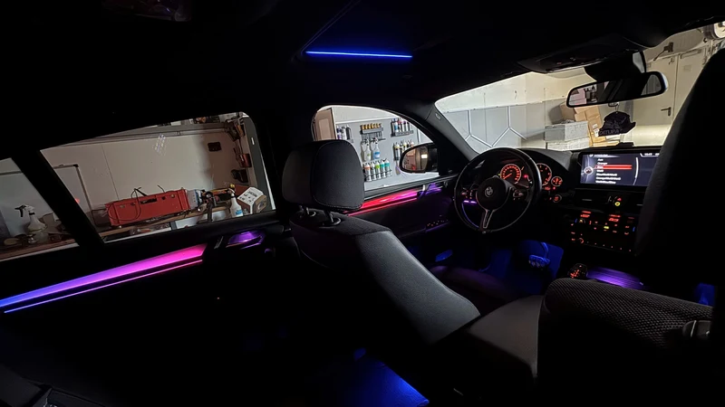 Ambientebeleuchtung für BMW X4 (F26) (iDrive-Steuerung) inkl. Einbau (Nachrüstung) V1