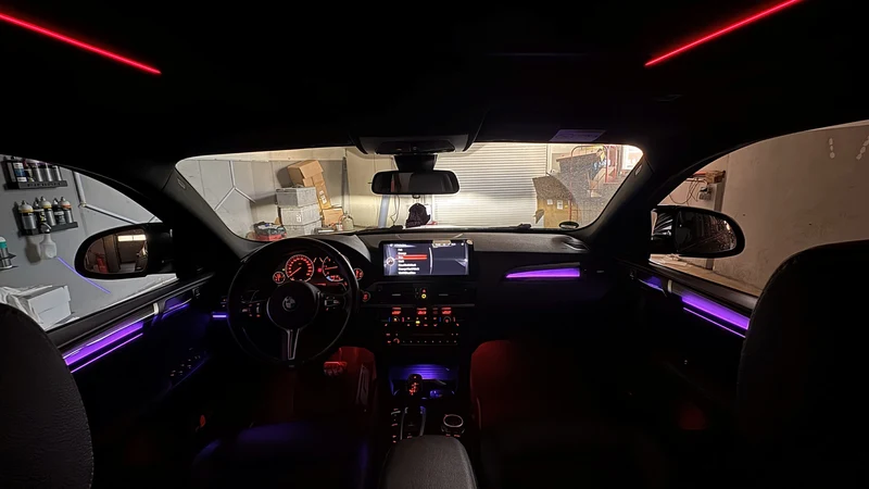Ambientebeleuchtung für BMW X4 (F26) (iDrive-Steuerung) inkl. Einbau (Nachrüstung) V1