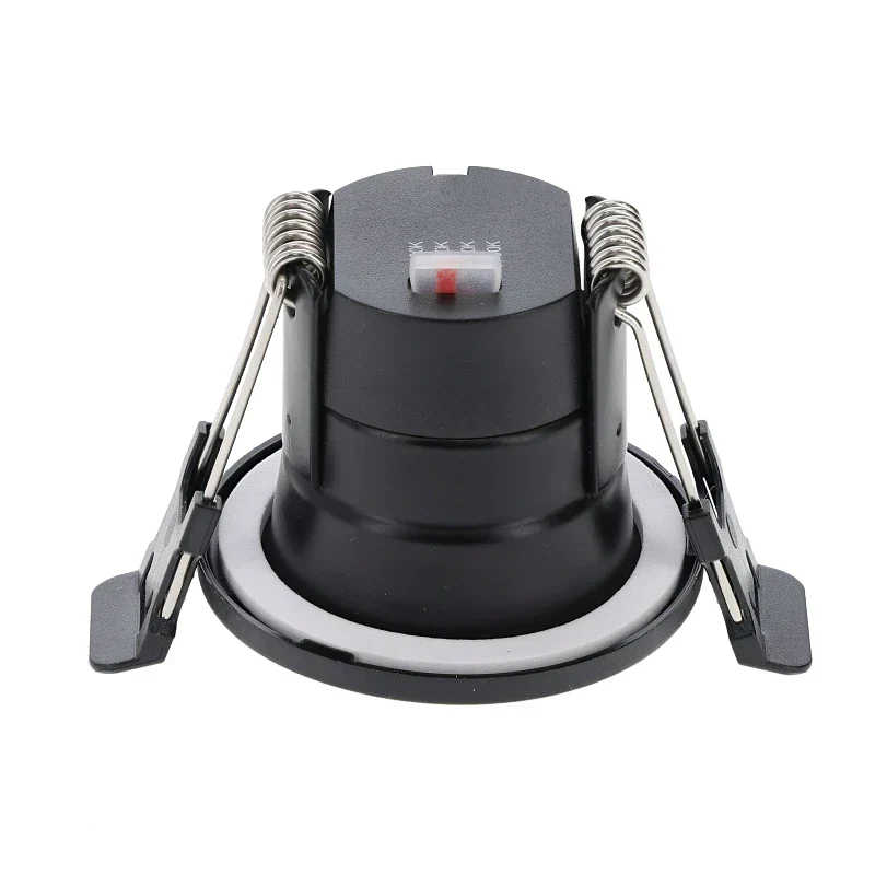 Mini-LED-Einbaustrahler | MIMI | 4 W | Farbtemperaturschalter | Schwarz | Dimmbar
