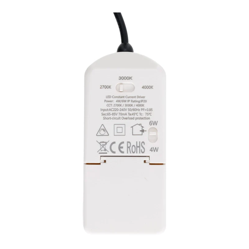 LED Einbaustrahler | VARDA | 6W | CCT Schalter | Rund | Messing | Geringe Einbautiefe
