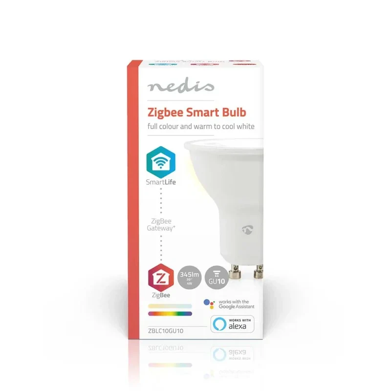 Zigbee smart Einbaustrahler Schwarz 4,7W | Wasserdicht | 70mm | HUE-kompatibel | RGB-CCT