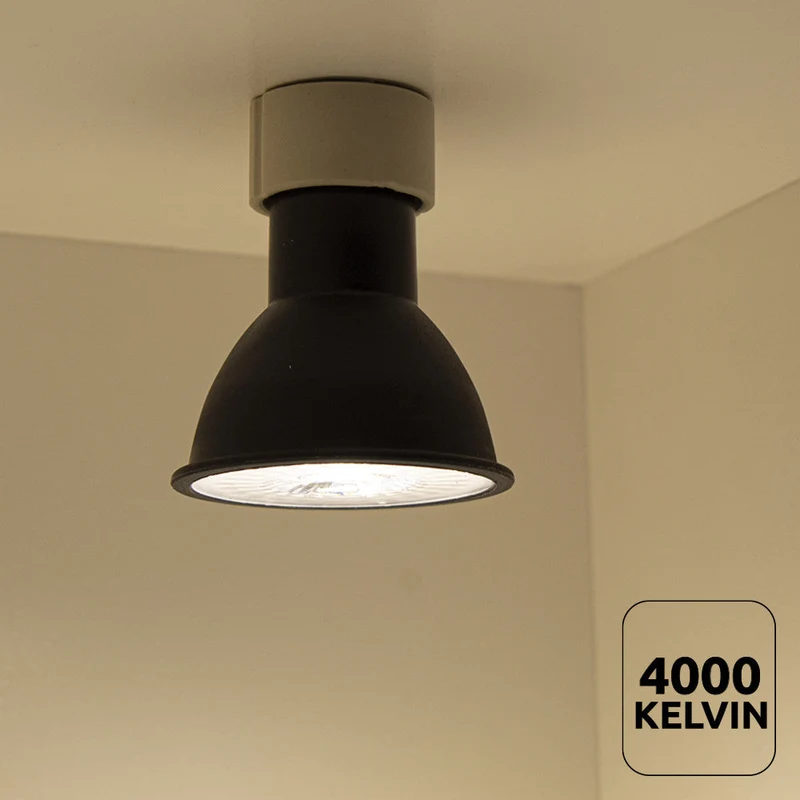 Vorteilspaket | 10 Stück | LED-Spot 3W | Schwarz | GU10 | Dimmbar