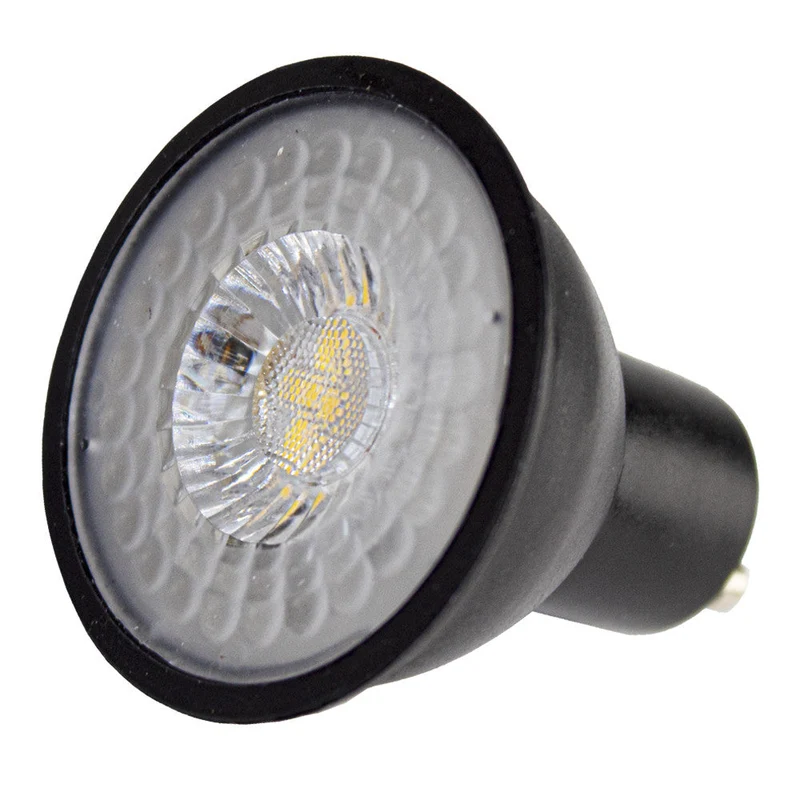 Vorteilspaket | 10 Stück | LED-Spot 3W | Schwarz | GU10 | Dimmbar