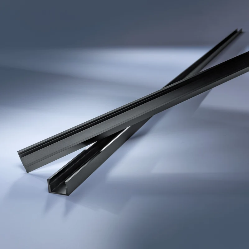 Alu-Profil, 1020mm, schwarz eloxiert