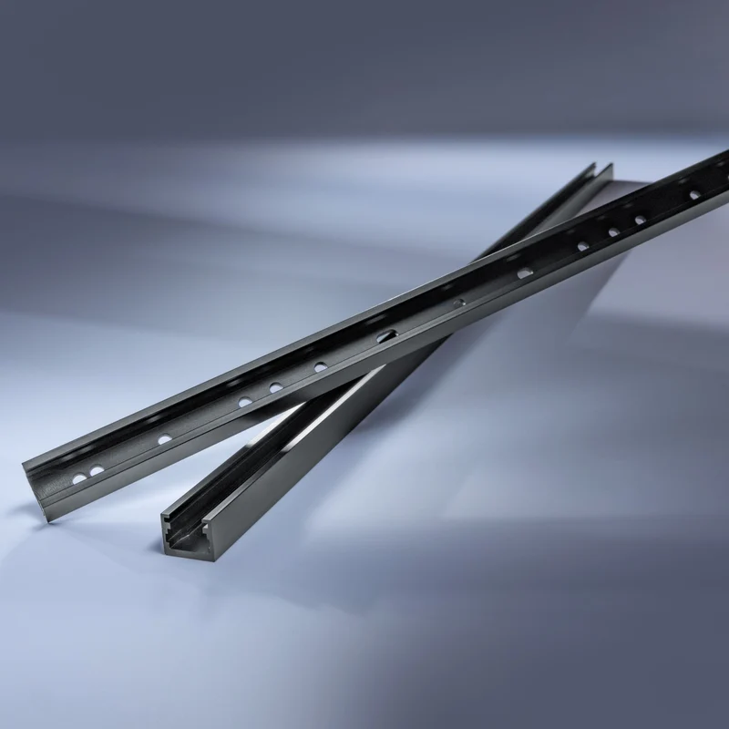 Alu Profil 500mm für MultiBar-Leisten, schwarz eloxiert