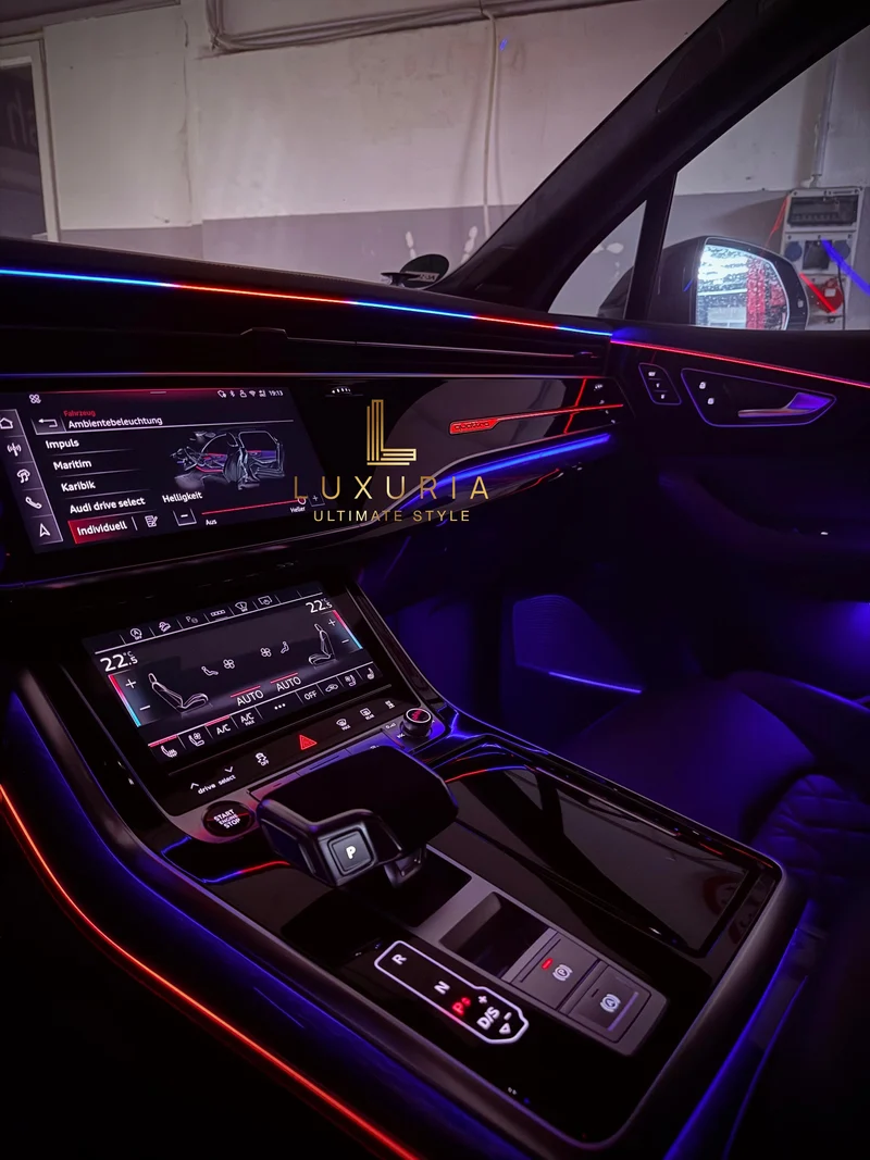 Ambientebeleuchtung für Audi Q8 SQ8 RSQ8 (4M/F1) inkl. Einbau (Nachrüstung)