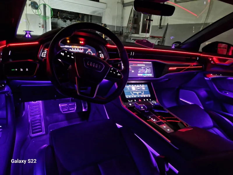 Ambientebeleuchtung für Audi A7 S7 RS7 (C8/4K) inkl. Einbau (Nachrüstung)