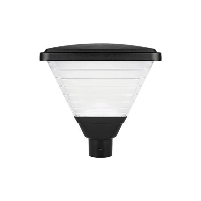 Moderner Laternenpfahl – Lichtmast | Komplett | 3 Meter | Schwarz | Quadratischer Lampenschirm