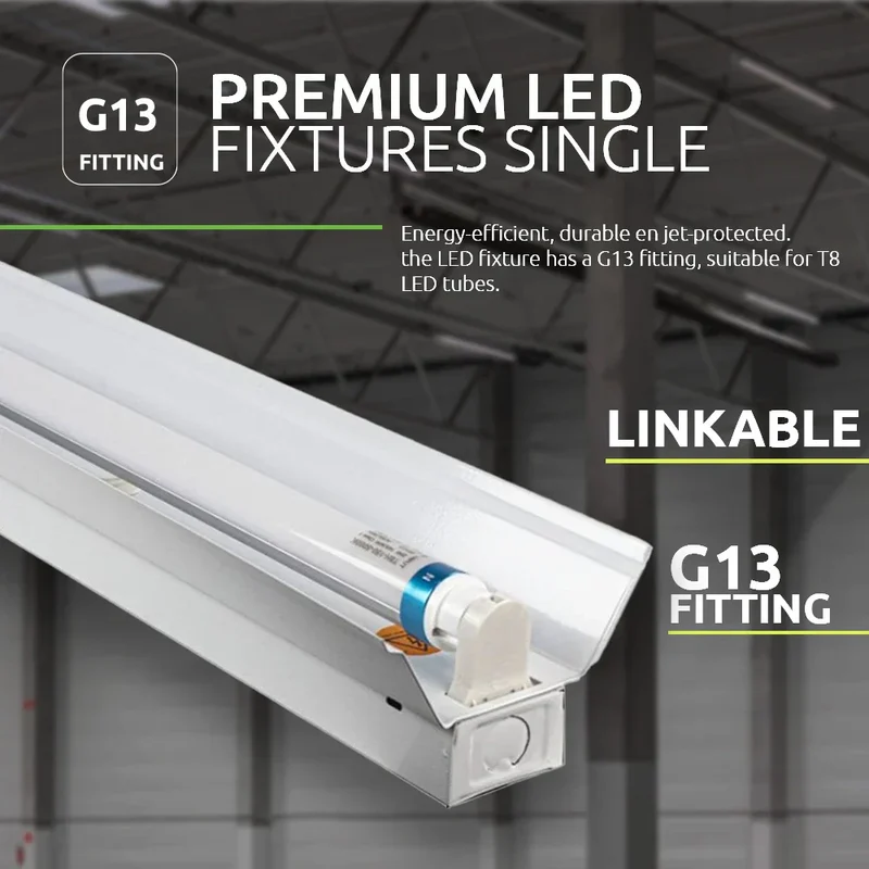 PHILIPS | LED-TL-Leuchte | Reflektor | IP22 | 150 cm | Einzeln | Inkl. 1x PHILIPS MASTER Ultra T8 Röhre 21,7W