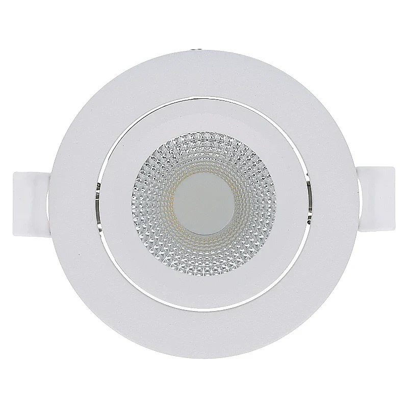 Set | 6x LED-Einbaustrahler | VARDA | 6 W | Farbtemperaturschalter | Rund | Weiß | Geringe Einbautiefe