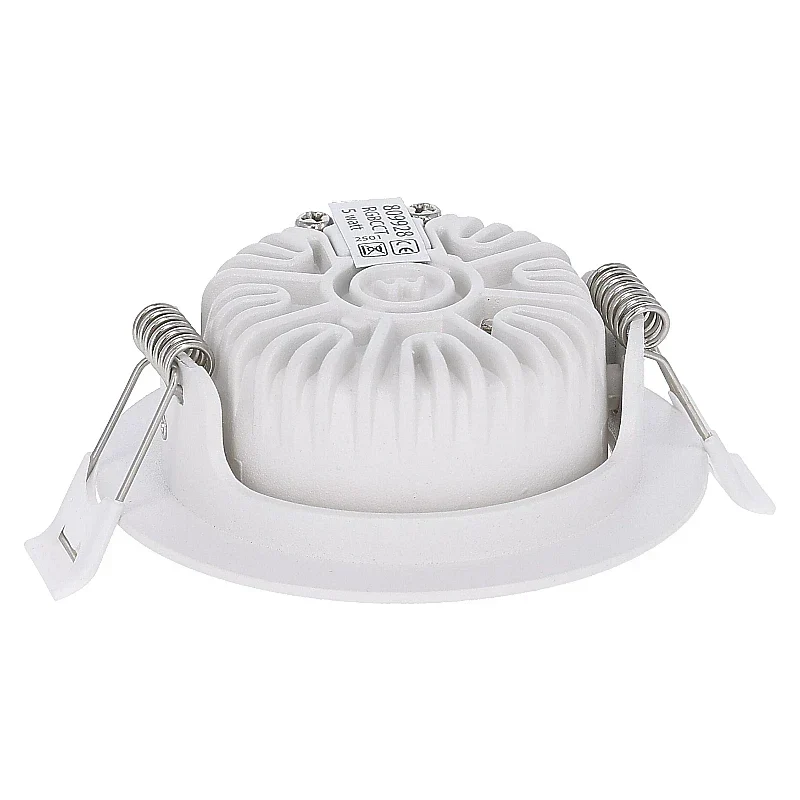 Set | 6x LED-Einbaustrahler | VARDA | 6 W | Farbtemperaturschalter | Rund | Weiß | Geringe Einbautiefe