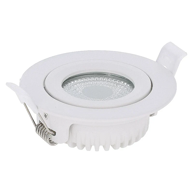 Set | 6x LED-Einbaustrahler | VARDA | 6 W | Farbtemperaturschalter | Rund | Weiß | Geringe Einbautiefe