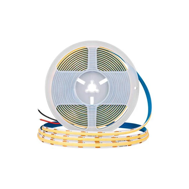 Komplettes Set | 5 m COB-LED-Streifen 8 mm | 12 Volt | IP20 | 10 W/m | 950 lm/m | Kabellos dimmbar