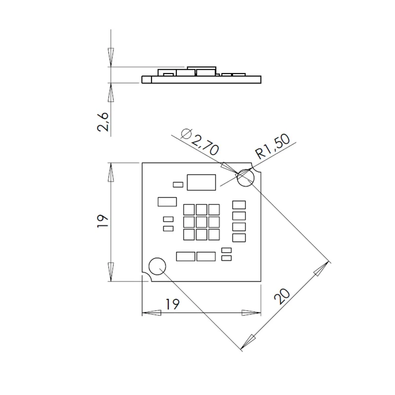LEDIM/C6, Dim2Warm LED-Modul, 9 LEDs, 600lm, 4000-2000K