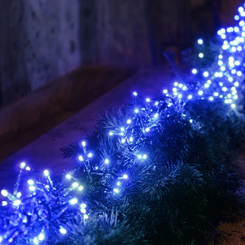 leds.de LED-Clusterlichterkette für Außen und Innen, IP44