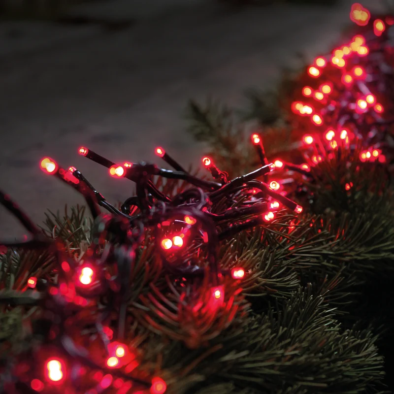 leds.de LED-Clusterlichterkette für Außen und Innen, IP44