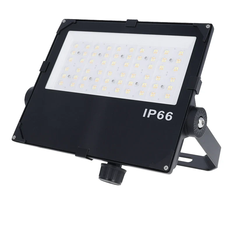 LED Industrielle Bauleuchte | Aurus | 100W, 80W, 60W Schalter | Schwarz | Einstellbare Lichtfarbe