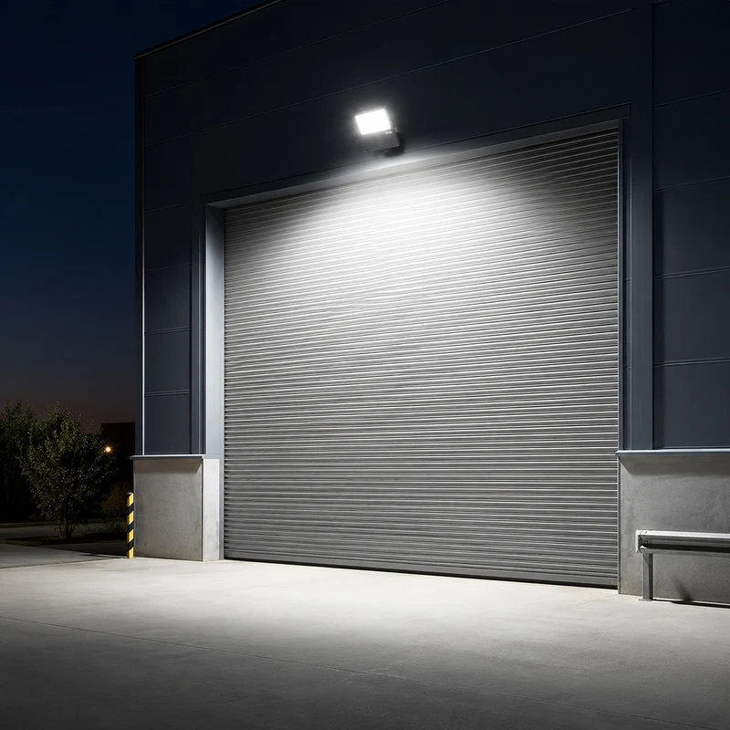 LED Industrielle Bauleuchte | Aurus | 100W, 80W, 60W Schalter | Schwarz | Einstellbare Lichtfarbe