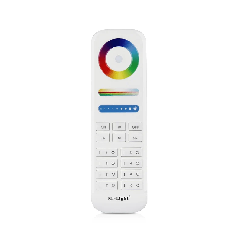 Mi-Light | Fernbedienung | RGB+CCT | Weiß | 8 Kanäle